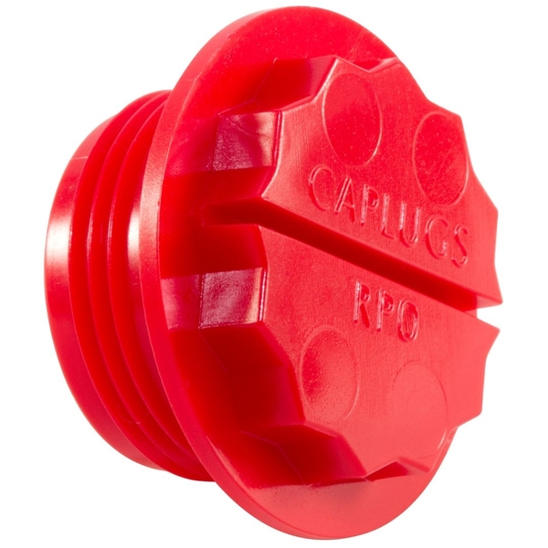 RPO-110 THREADED PLUG SAE 7/8-14 RED