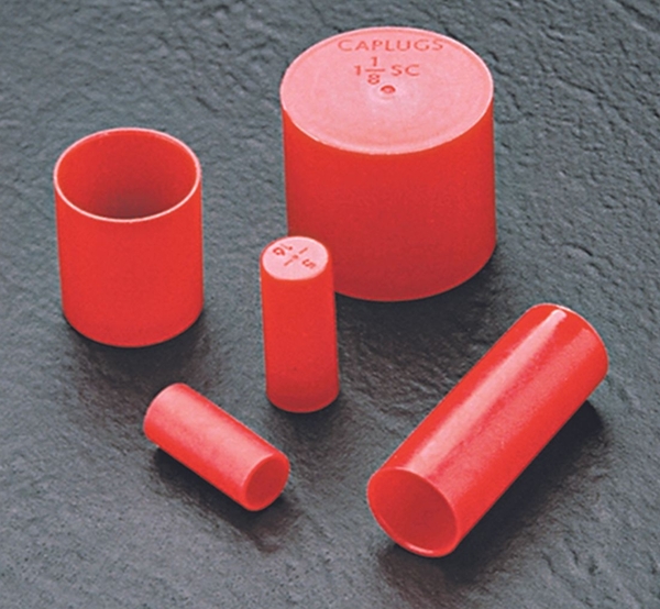 SC-1/4-16 Sleeve Caps Red LDPE