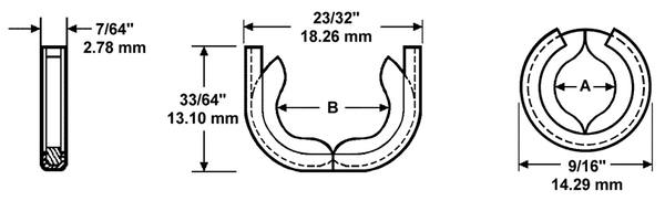 7B APPROX CORD OD: .125"