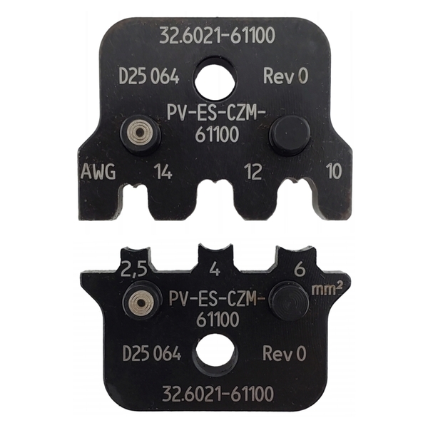 32.6021-61100 PV-ES-CZM-61100 - MC4 Crimp Insert Die Set