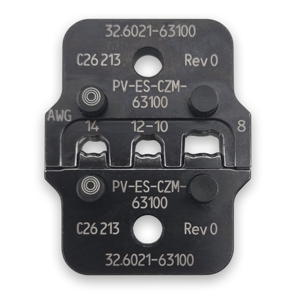 32.6021-63100 PV-ES-CZM-63100 - MC4 Crimp Insert Die Set