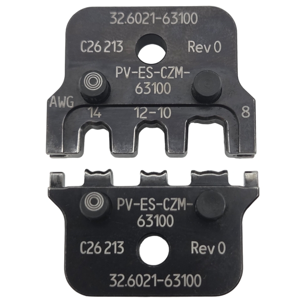 32.6021-63100 PV-ES-CZM-63100 - MC4 Crimp Insert Die Set