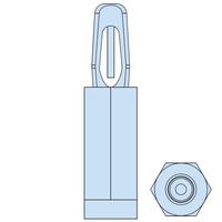 Nylon PCB Supports - Screw and Lock HTCBS (Black)